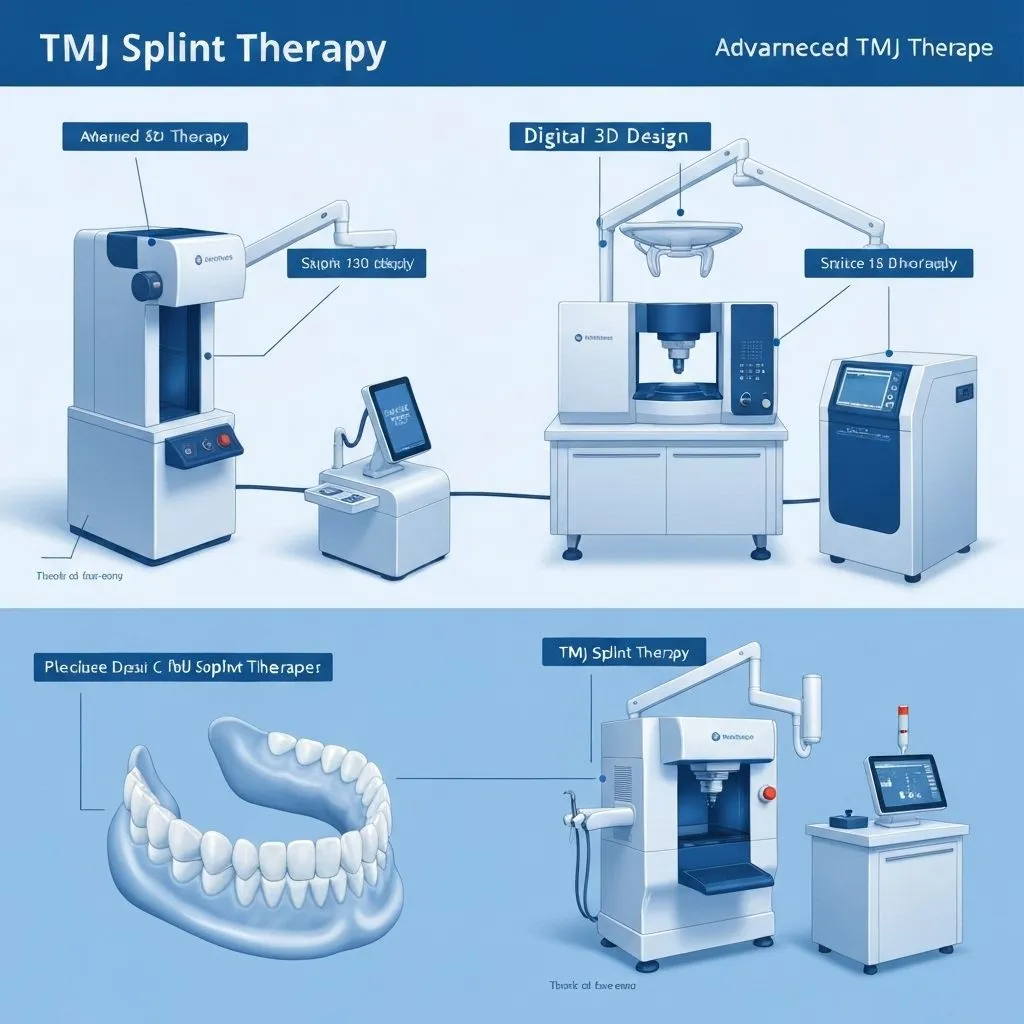 TMJ splint therapy — advanced in-office equipment
